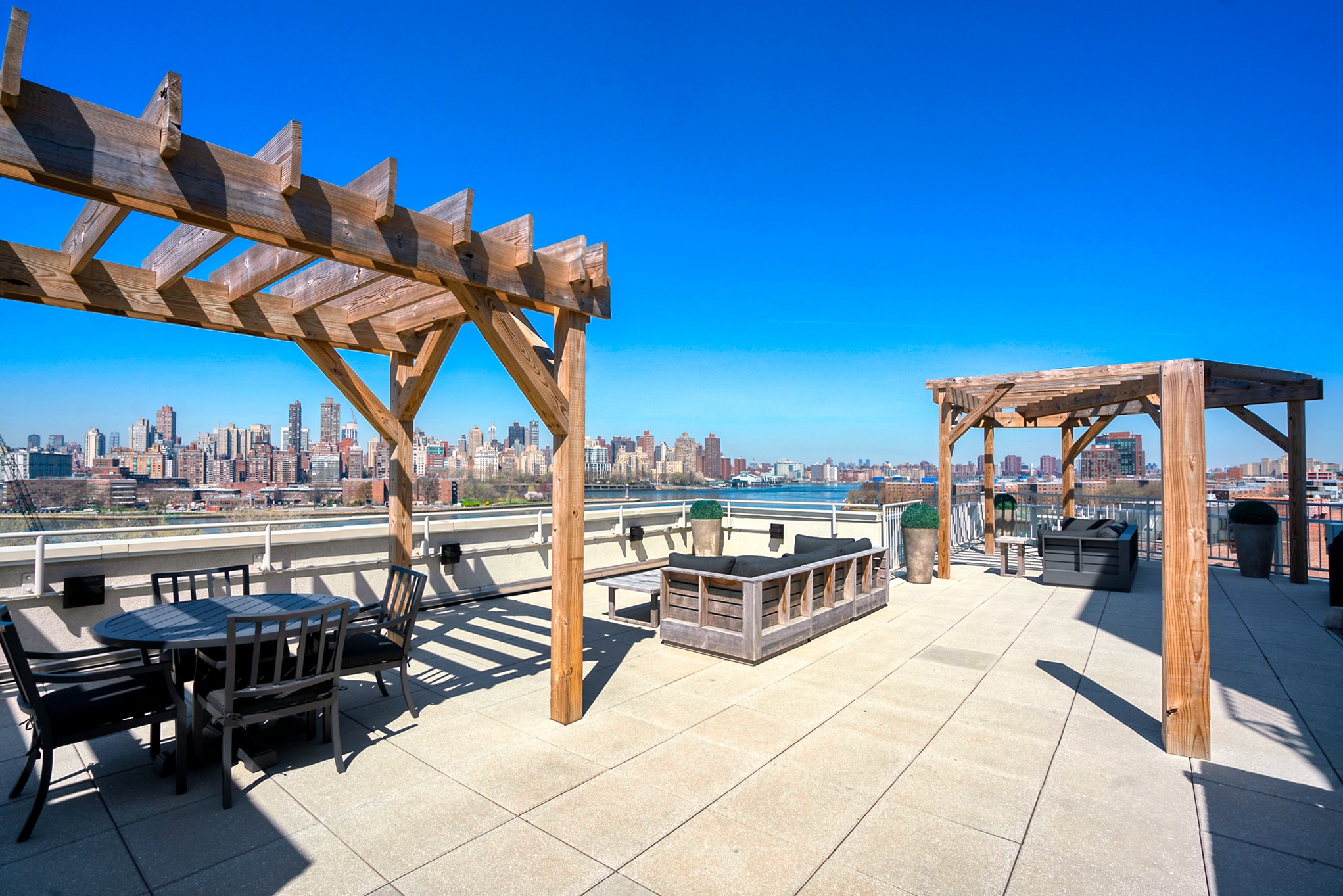 One of our landscaped rooftops at the Vernon Tower