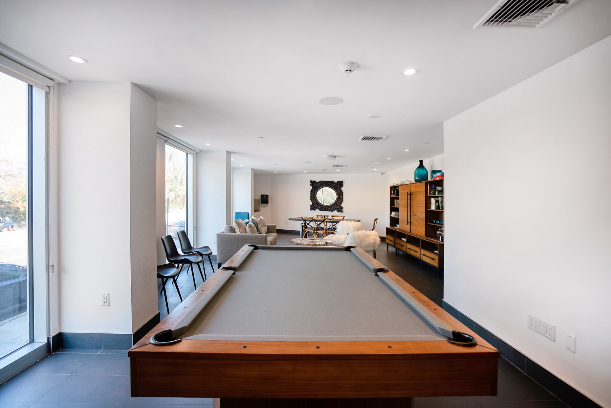 The game room we offer in the Vernon Tower